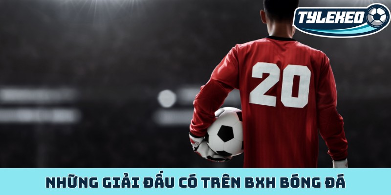 Bảng xếp hạng bóng đá | BXH mới nhất cập nhật trong ngày 3 Những giải đấu có trên BXH bóng đá