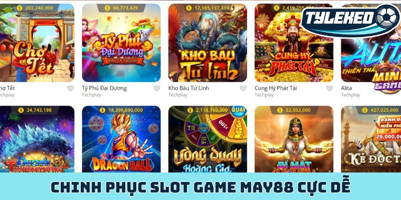 Chinh phục Slot Game MAY88 cực dễ