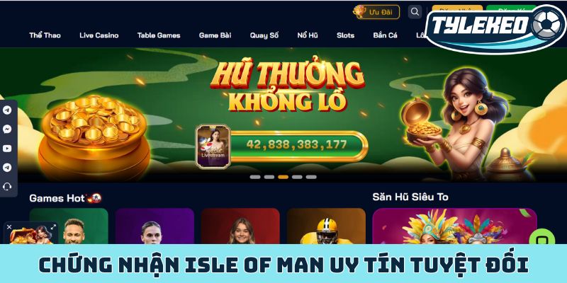 Zbet - Thương hiệu cá cược Mỹ Latinh mang lại tiêu chuẩn vàng 2 Chứng nhận Isle of Man uy tín tuyệt đối