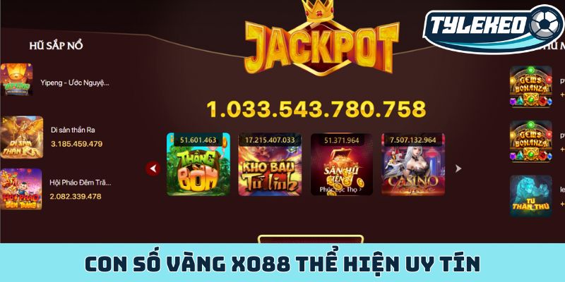 XO88 - Xứng danh nhà cái Châu Á uy tín chinh phục bet thủ 4 Con số vàng XO88 thể hiện uy tín