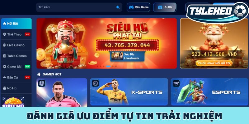 Đánh giá ưu điểm tự tin trải nghiệm