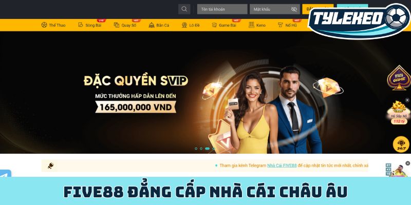 Five88 - Nhà cái uy tín đón đầu xu hướng tại châu Âu 2 Five88 đẳng cấp nhà cái châu Âu